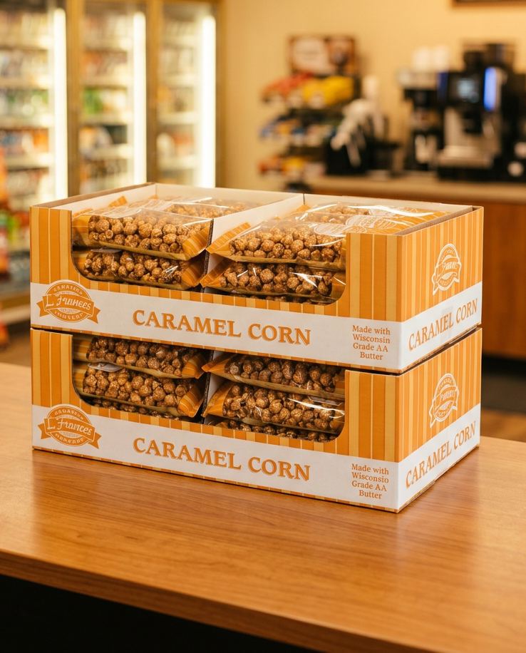 Caramel Corn bulk display