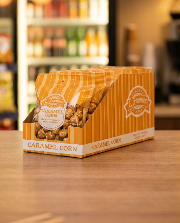 Caramel Corn retail display